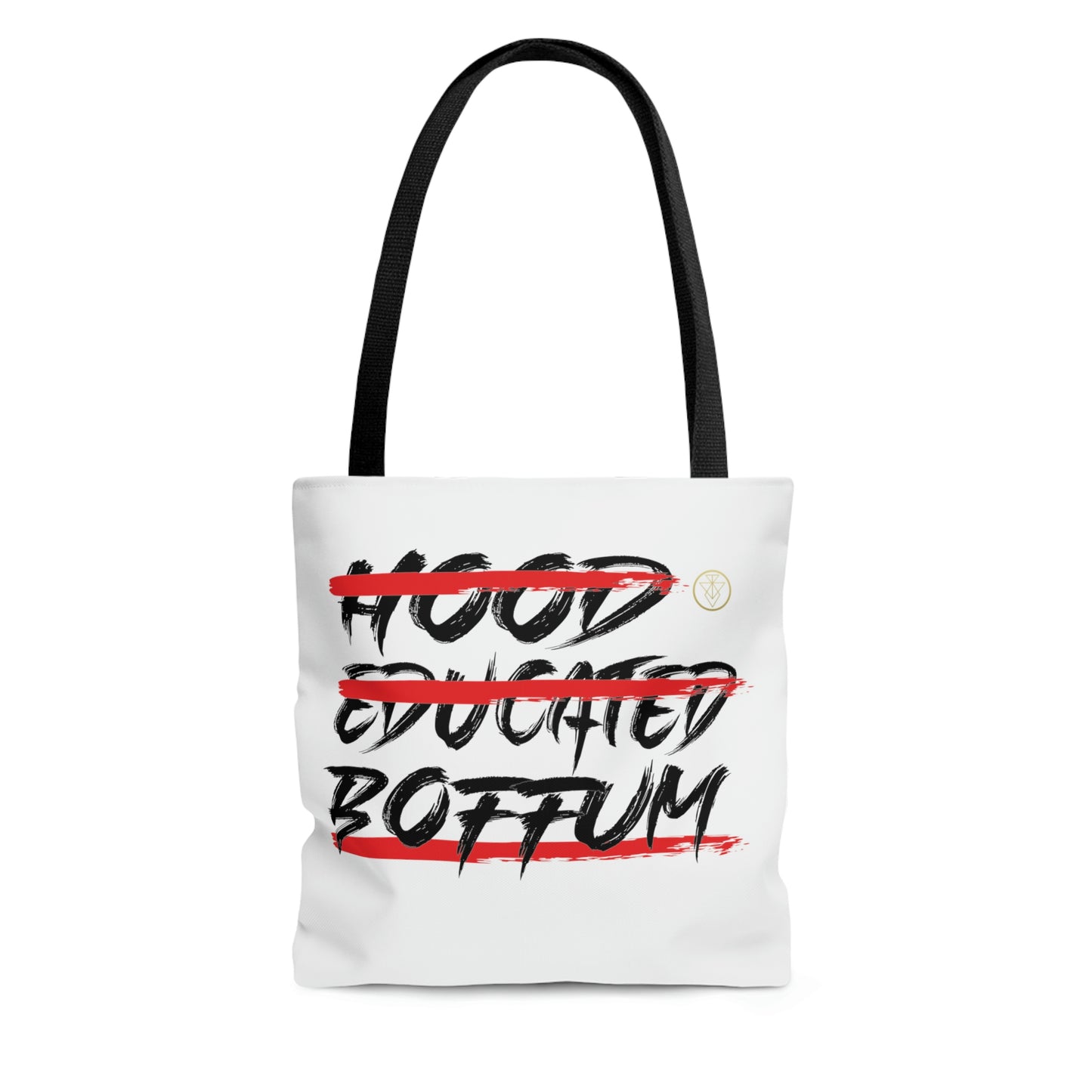 Boffum Tote Bag Red & Black -White