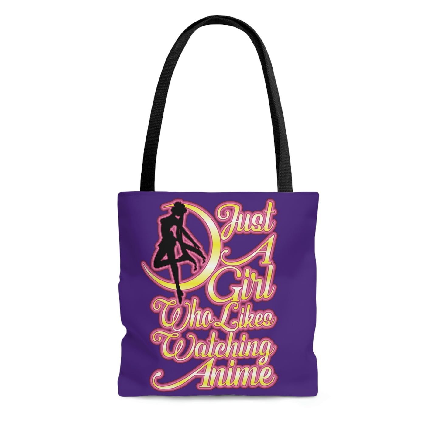 Anime Girl Tote Bag - Purple