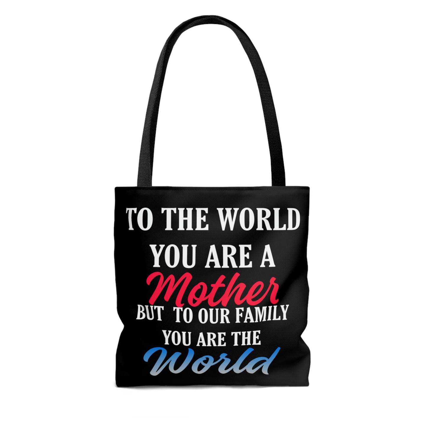 Mom World Tote Bag