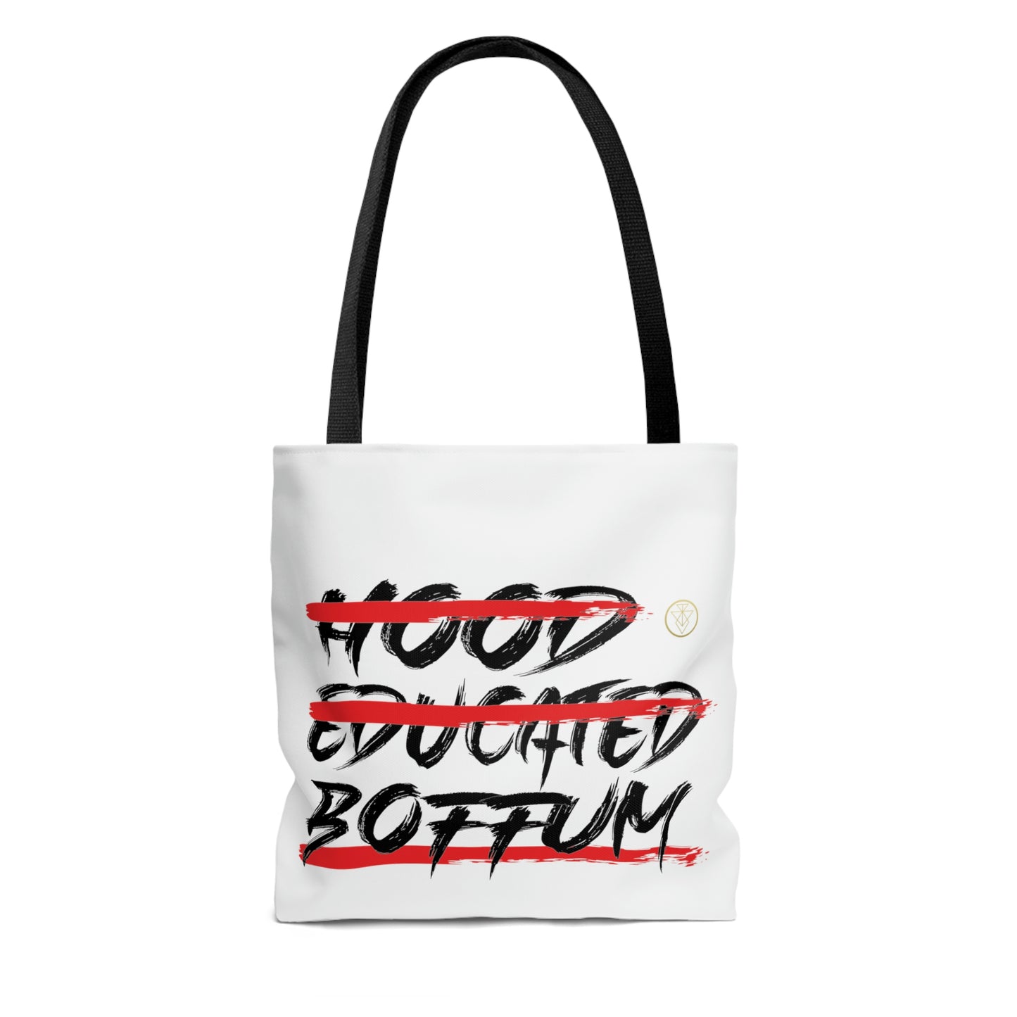 Boffum Tote Bag Red & Black -White