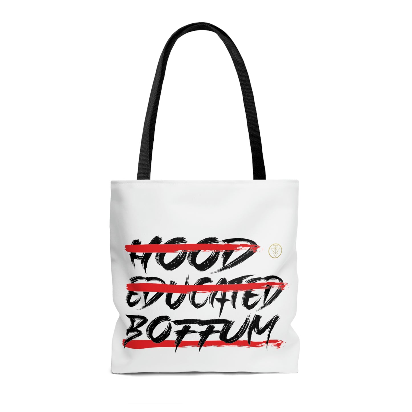 Boffum Tote Bag Red & Black -White