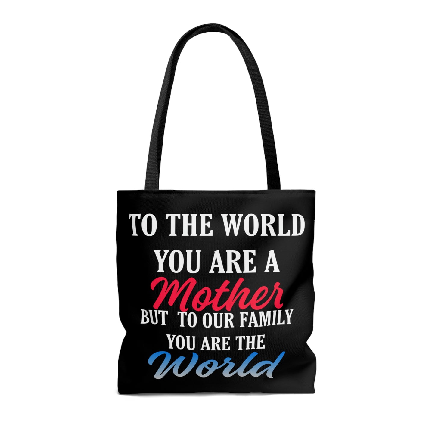 Mom World Tote Bag