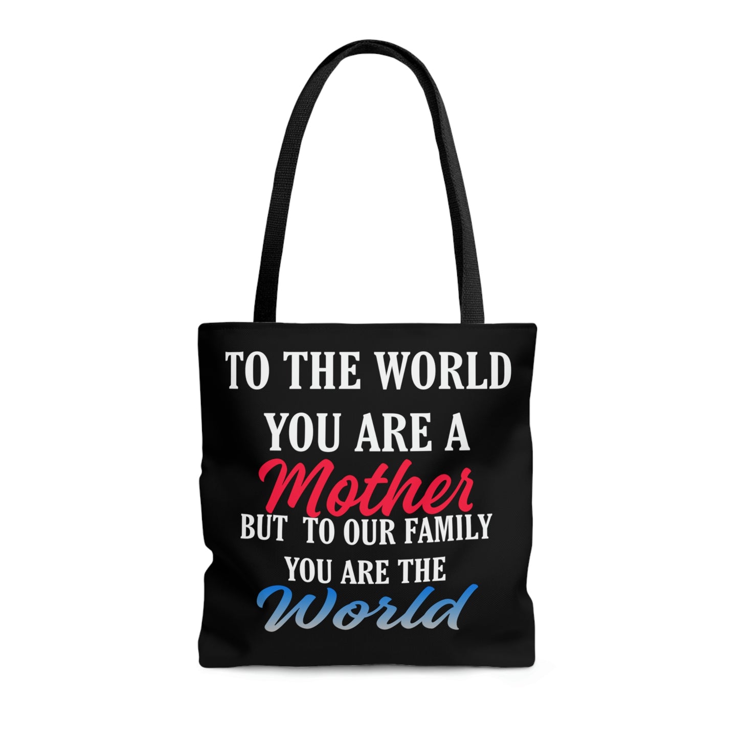 Mom World Tote Bag