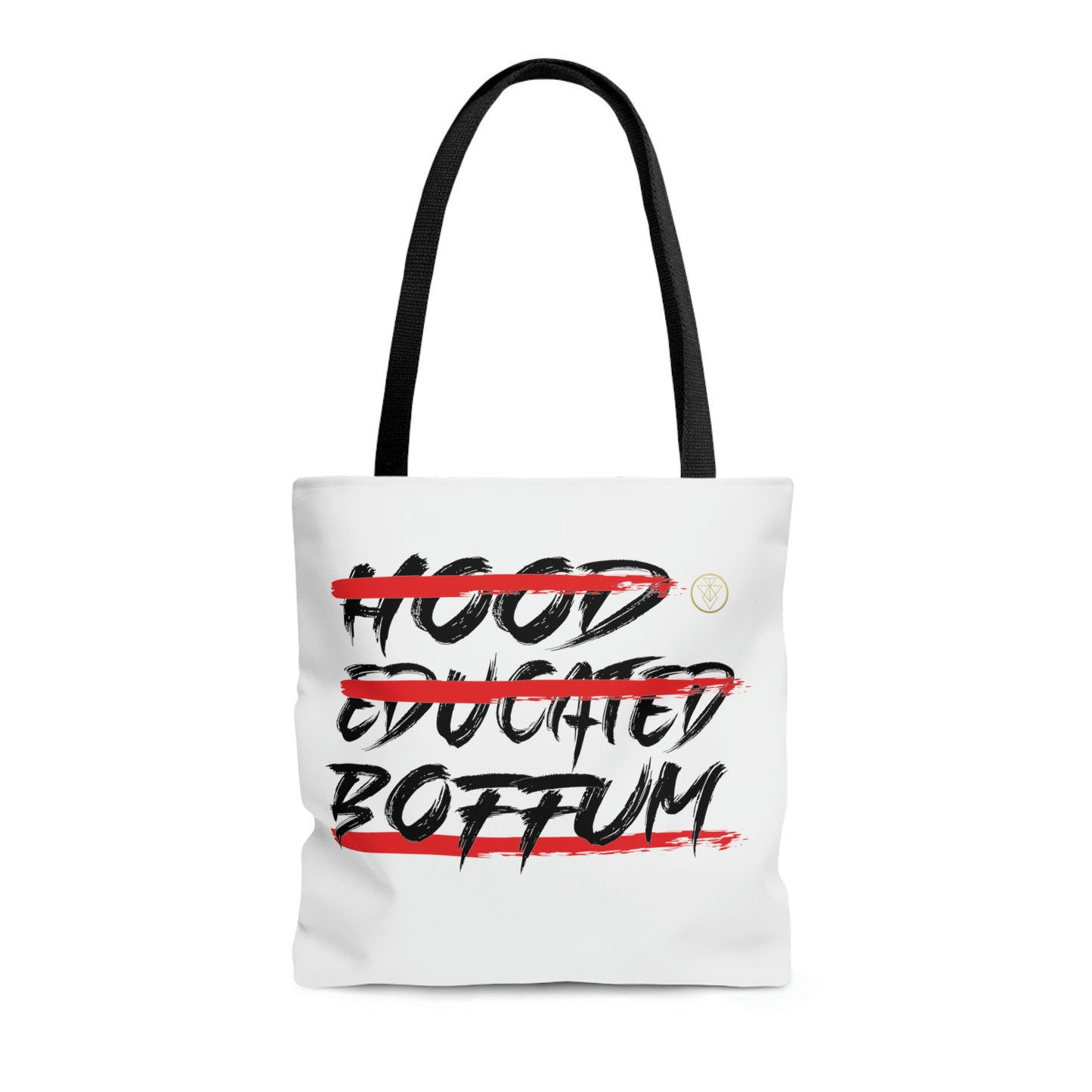 Boffum Tote Bag Red & Black -White