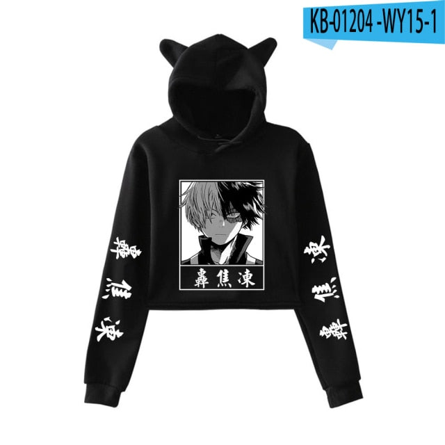 My Hero Academia Cropped Hoodie