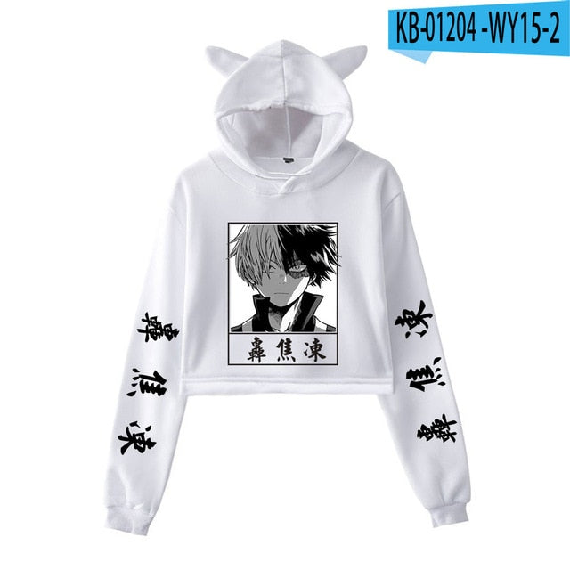 My Hero Academia Cropped Hoodie