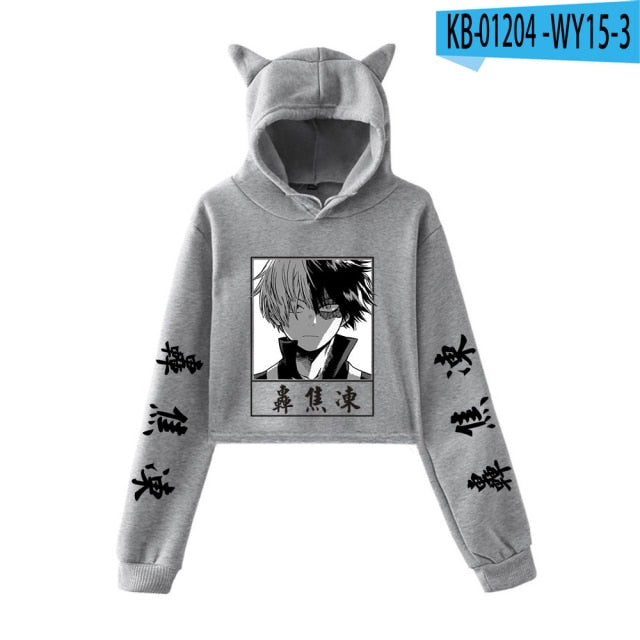 My Hero Academia Cropped Hoodie