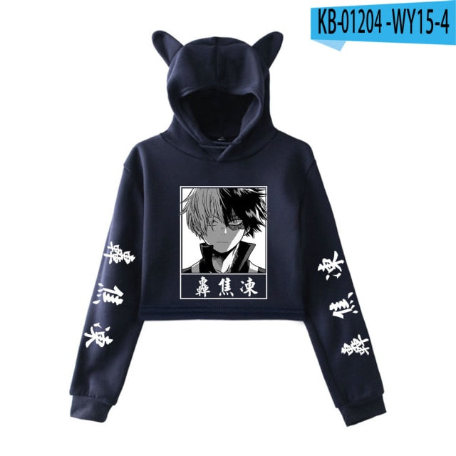My Hero Academia Cropped Hoodie