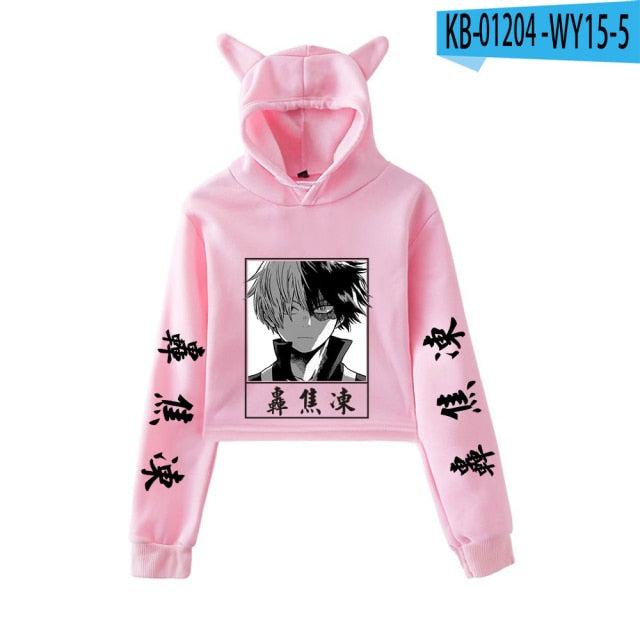 My Hero Academia Cropped Hoodie
