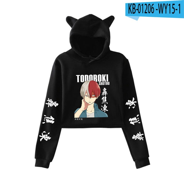 My Hero Academia Cropped Hoodie