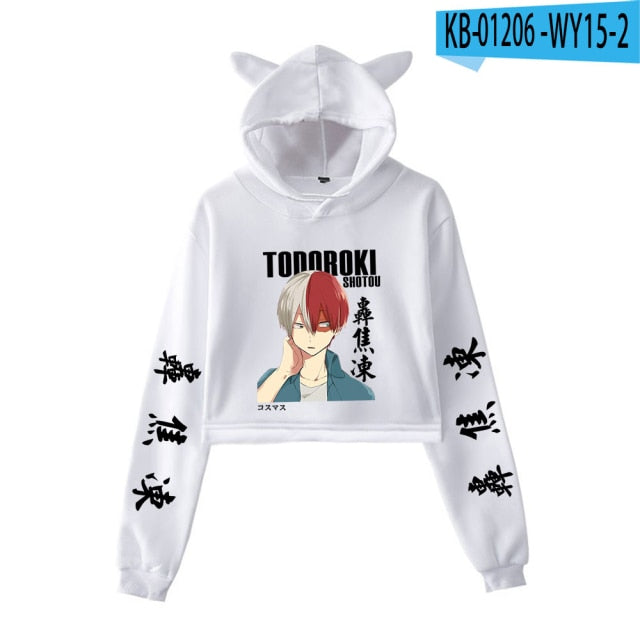 My Hero Academia Cropped Hoodie