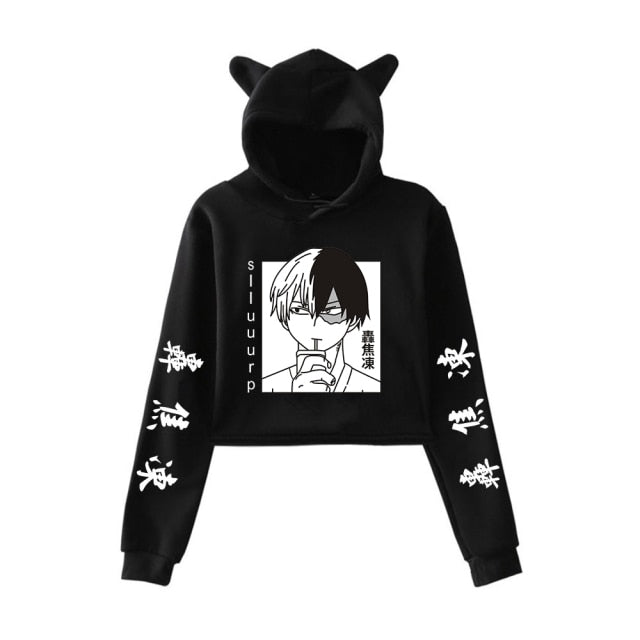 My Hero Academia Cropped Hoodie