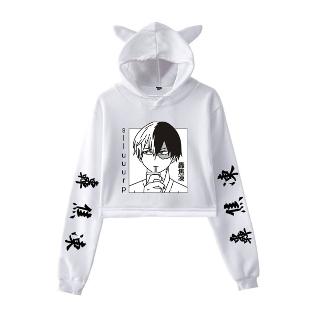 My Hero Academia Cropped Hoodie