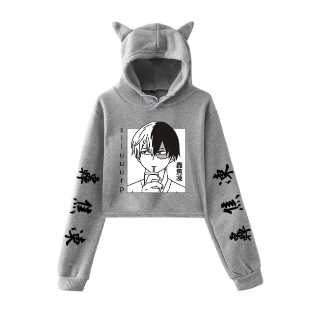 My Hero Academia Cropped Hoodie