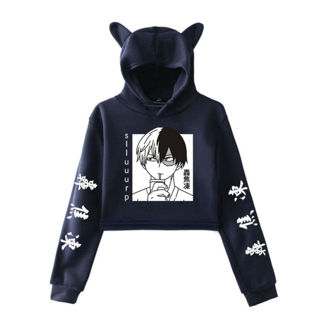 My Hero Academia Cropped Hoodie