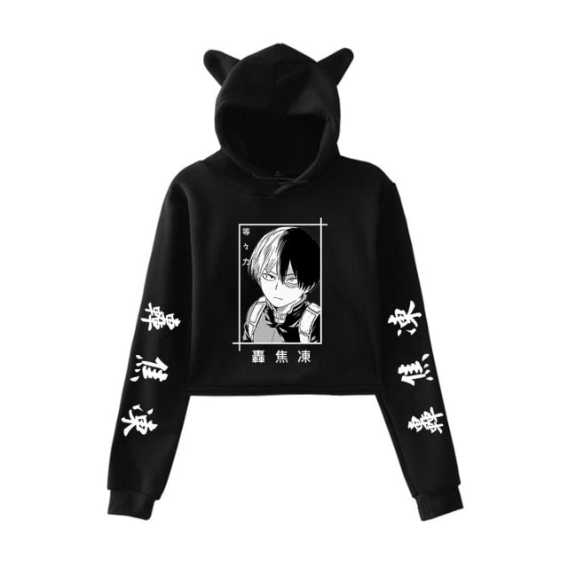 My Hero Academia Cropped Hoodie