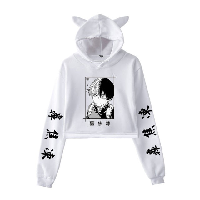 My Hero Academia Cropped Hoodie