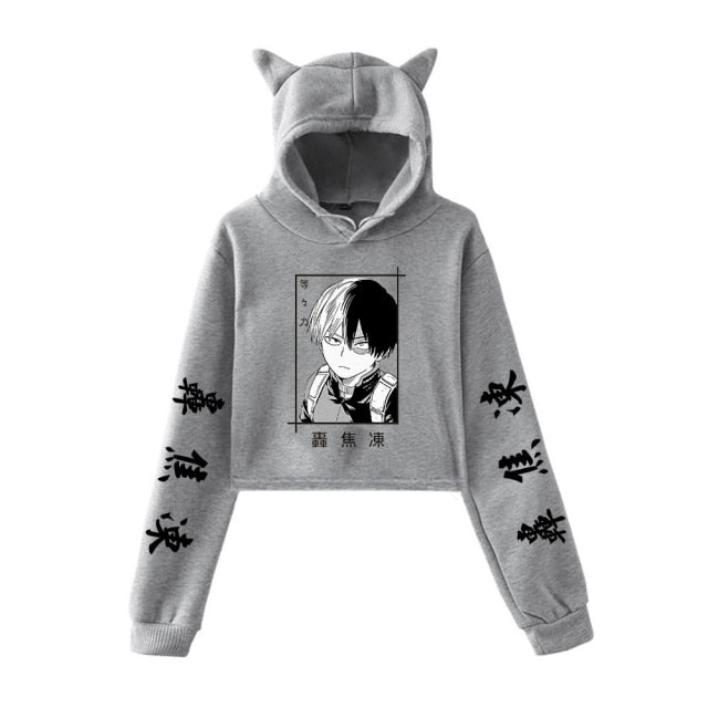 My Hero Academia Cropped Hoodie