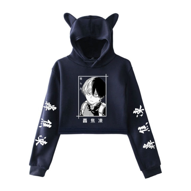 My Hero Academia Cropped Hoodie