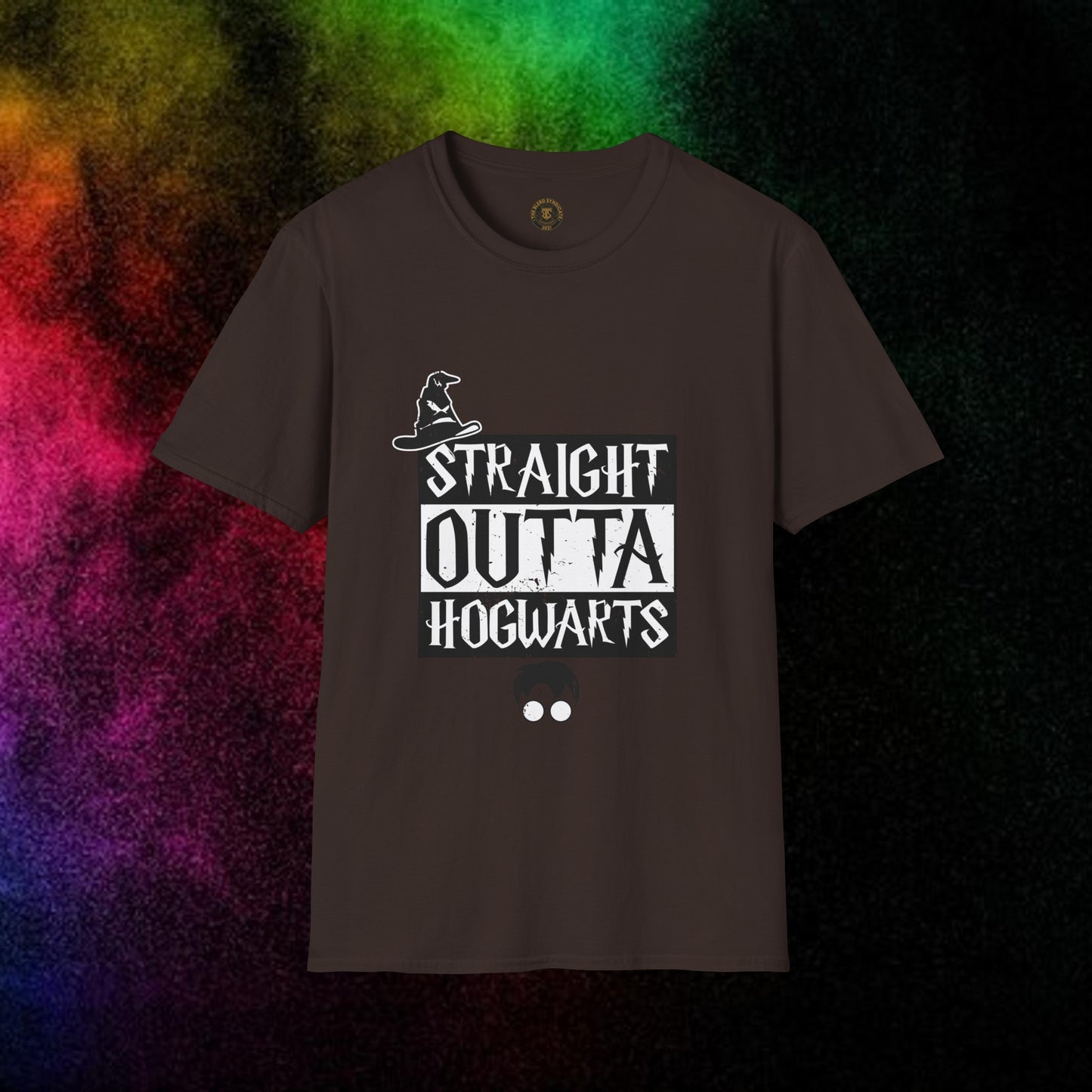 Straight Outta Hogwarts Tee - B/W