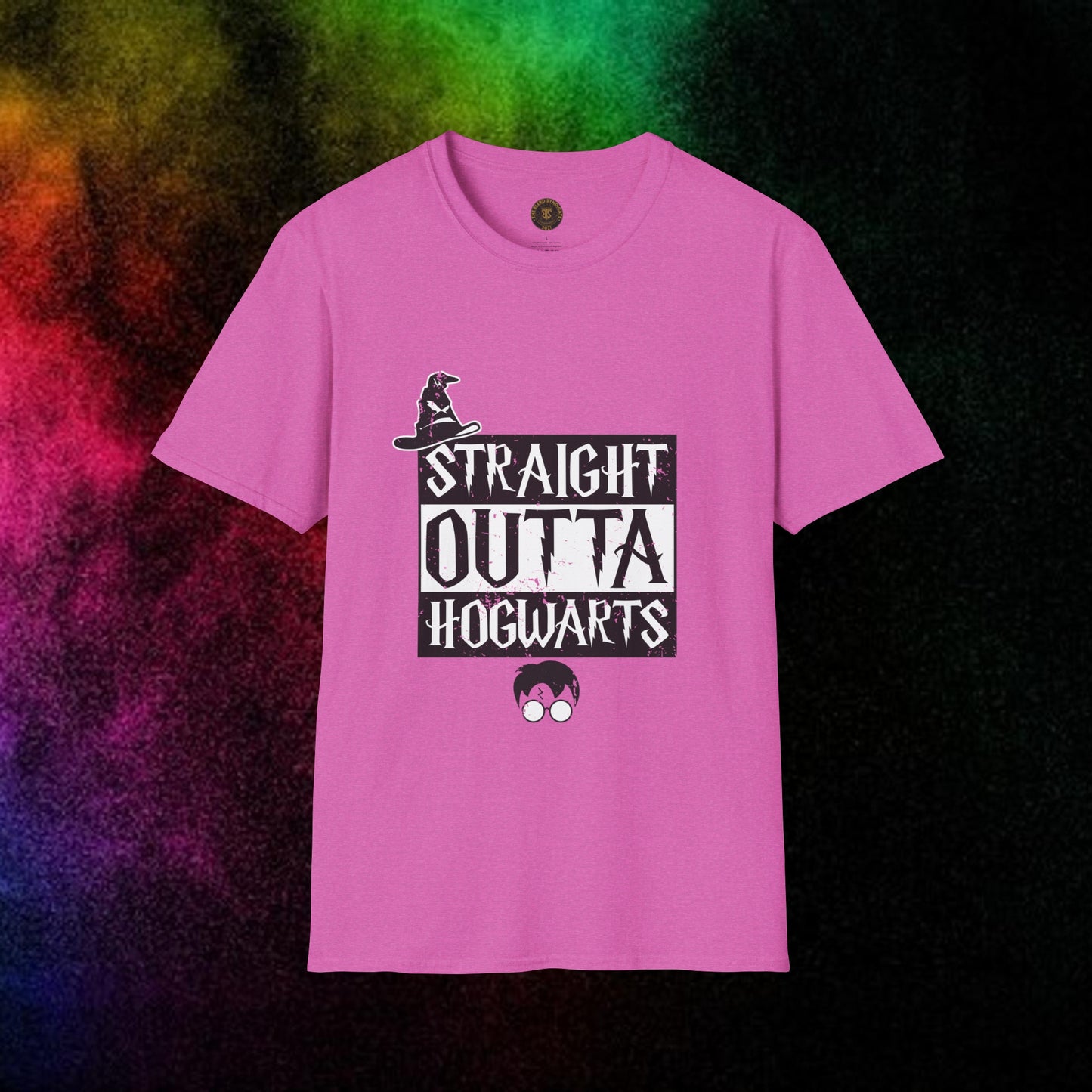 Straight Outta Hogwarts Tee - B/W