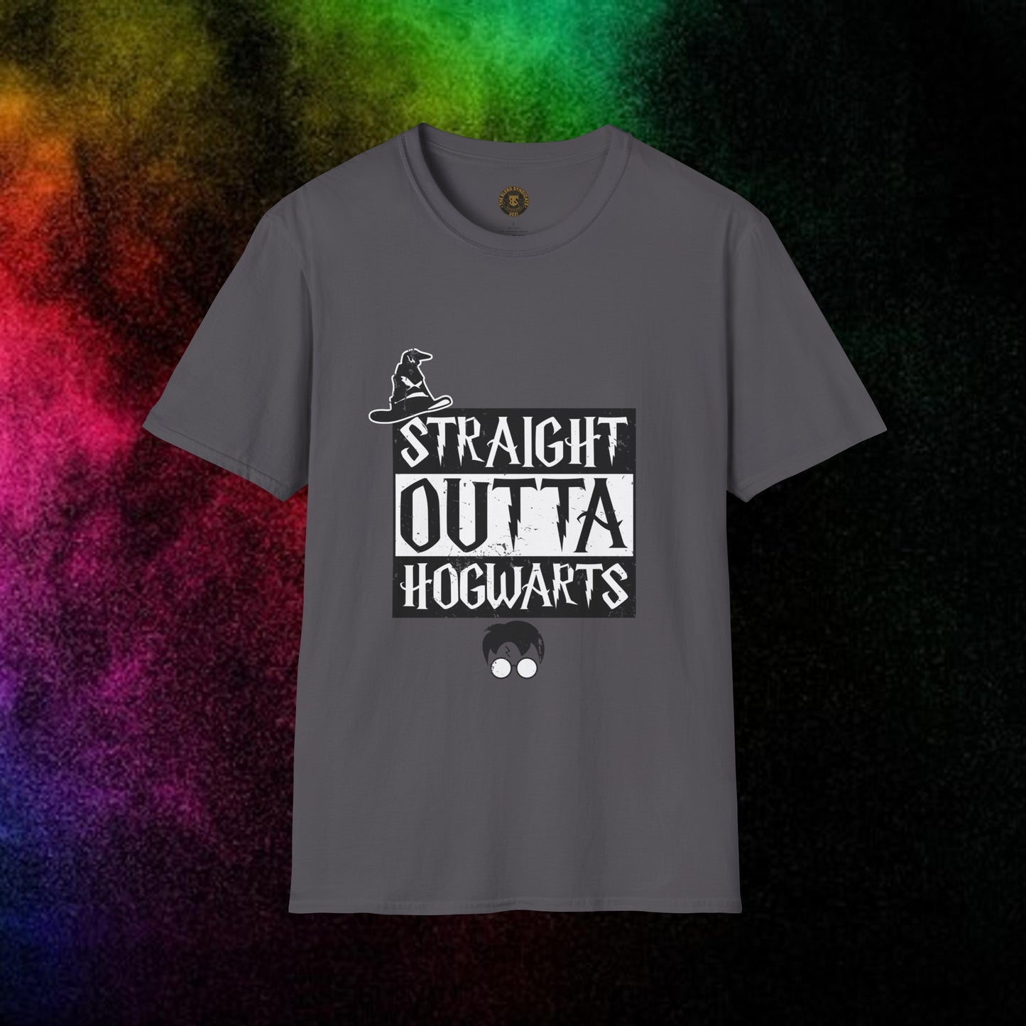 Straight Outta Hogwarts Tee - B/W