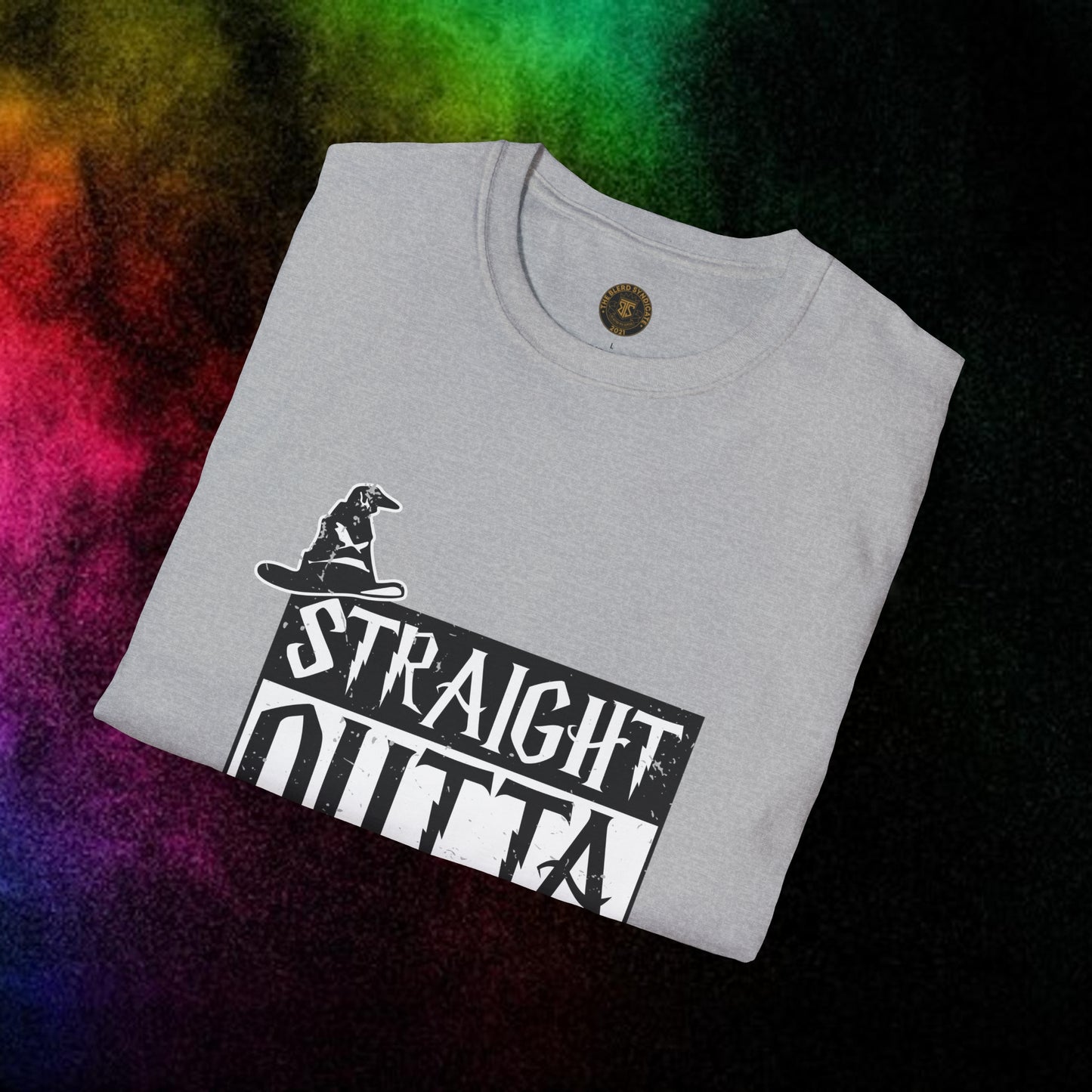 Straight Outta Hogwarts Tee - B/W