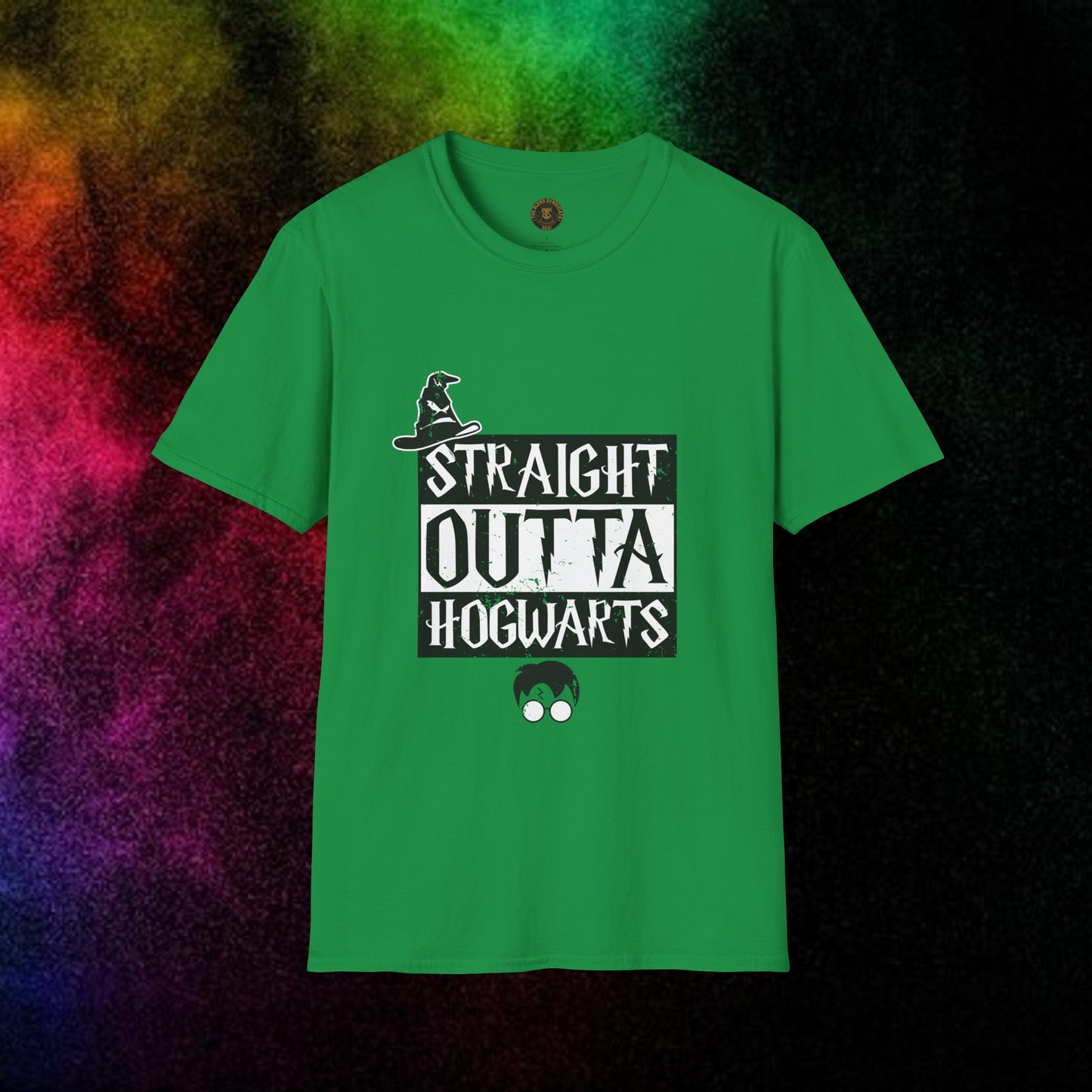 Straight Outta Hogwarts Tee - B/W