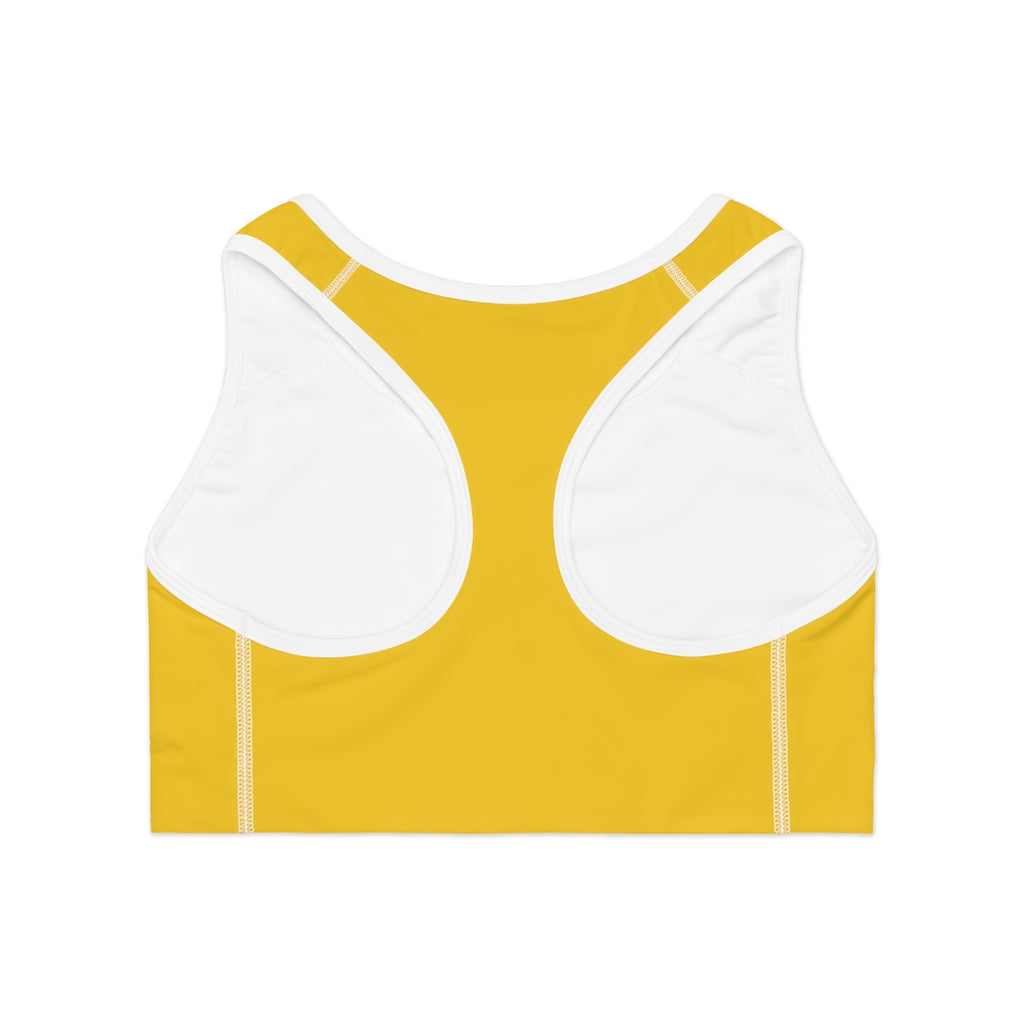 The Blerd Syndicate Sports Bra - Yellow