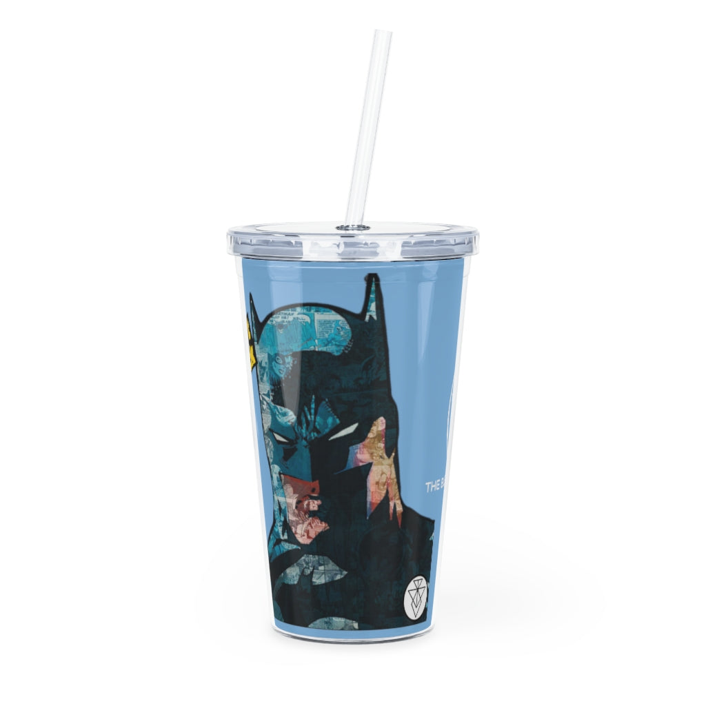 Bat Don't Crack Plastic Tumbler with Straw