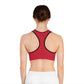 The Blerd Syndicate Sports Bra - Red