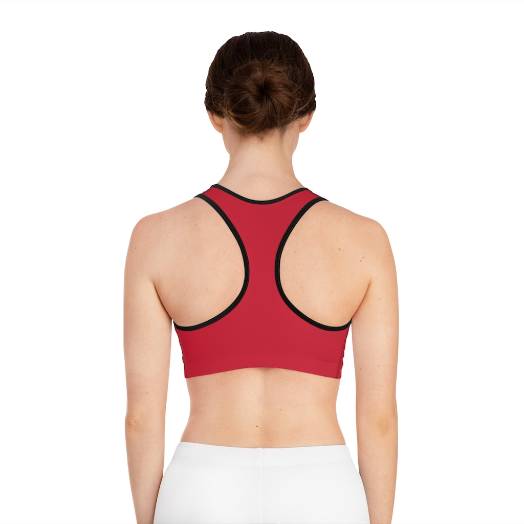 The Blerd Syndicate Sports Bra - Red