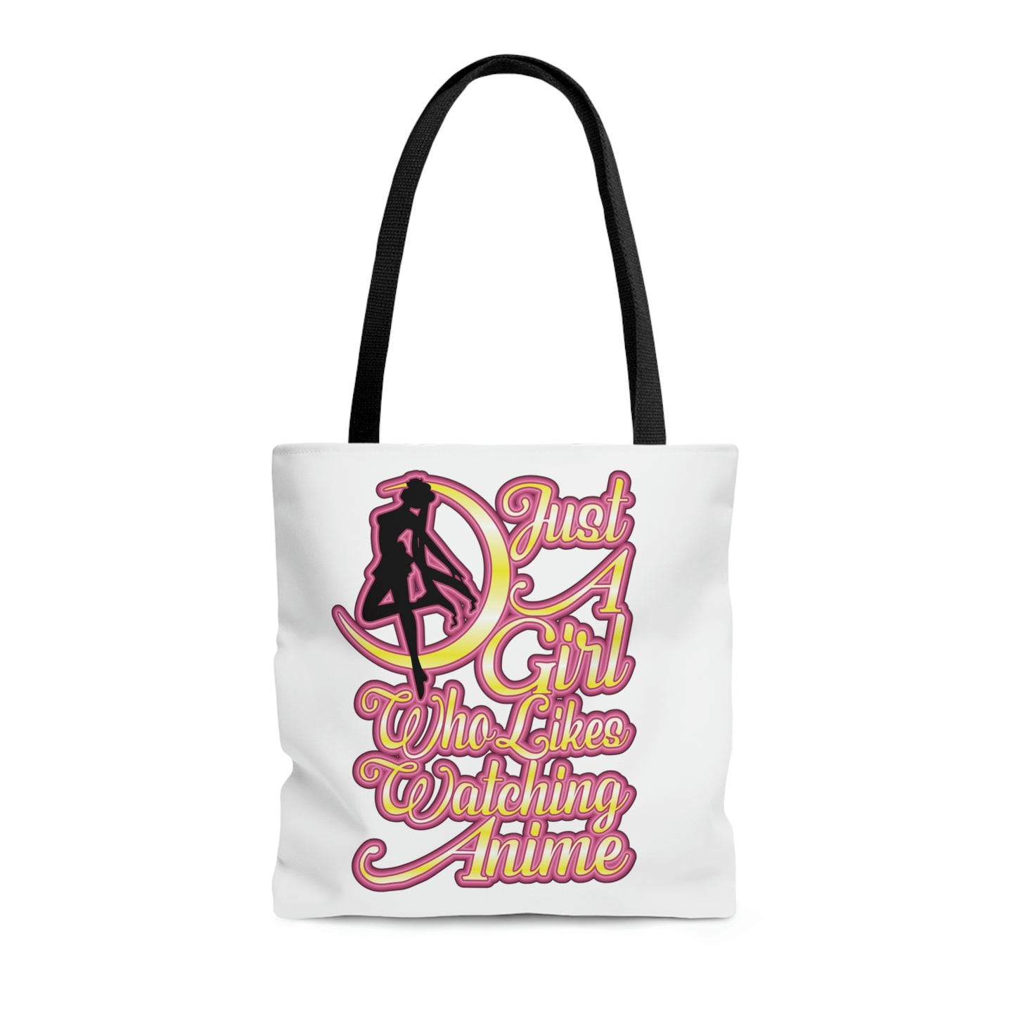 Anime Girl Tote Bag - White