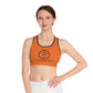 The Blerd Syndicate Sports Bra - Orange