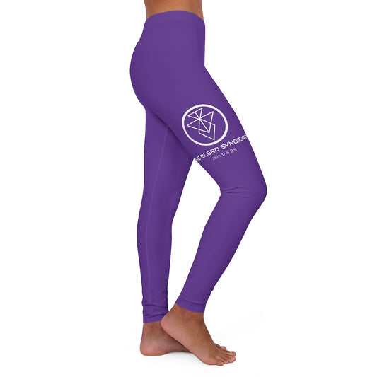 The Blerd Syndicate Spandex Leggings - Purple