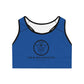 The Blerd Syndicate Sports Bra - Blue