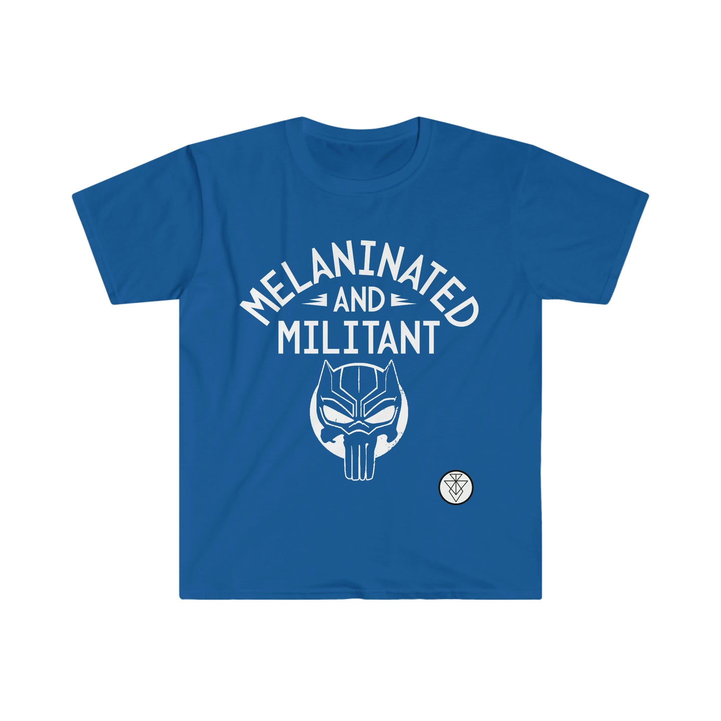 Melanined Tee - White Logo