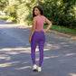 The Blerd Syndicate Spandex Leggings - Purple