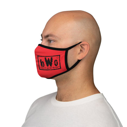 Blerd World Order Face Mask -Red