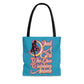 Anime Girl Tote Bag - Blue