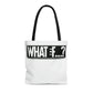 What If Parody Tote Bag - White