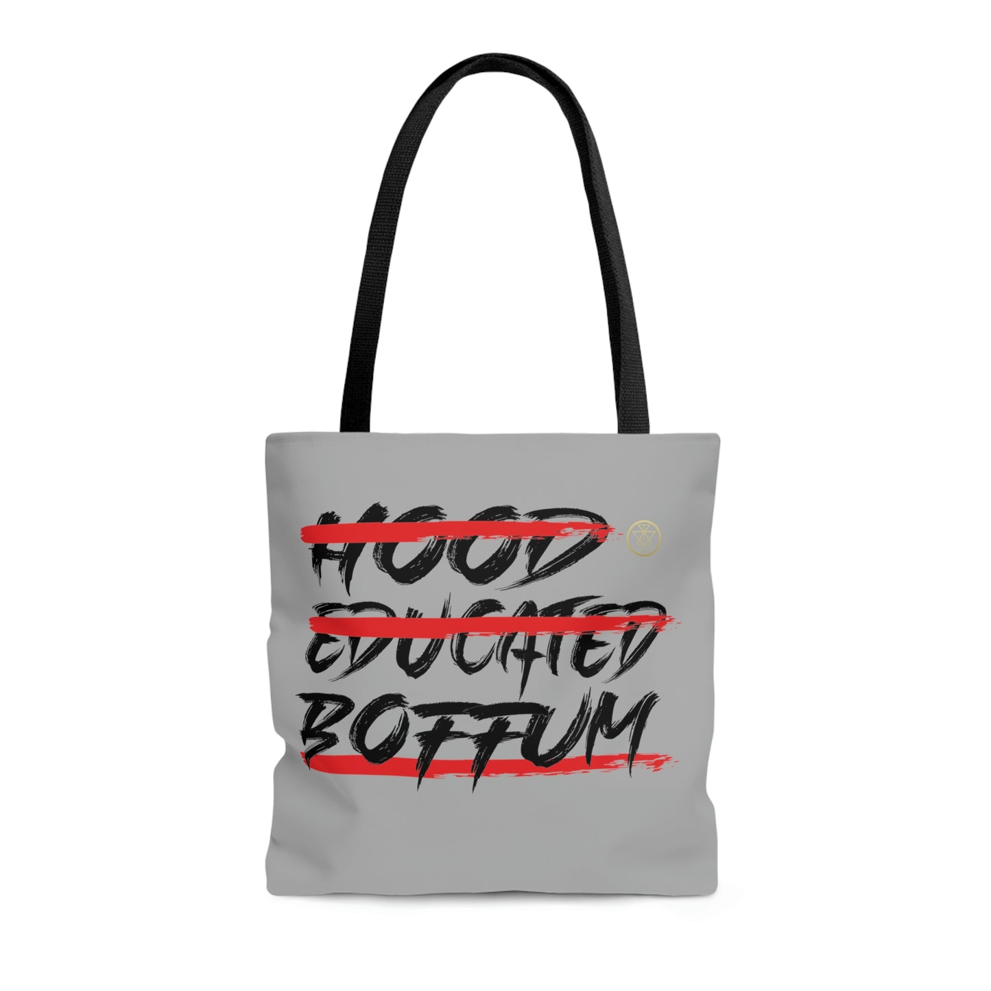 Boffum Tote Bag Red & Black -Grey