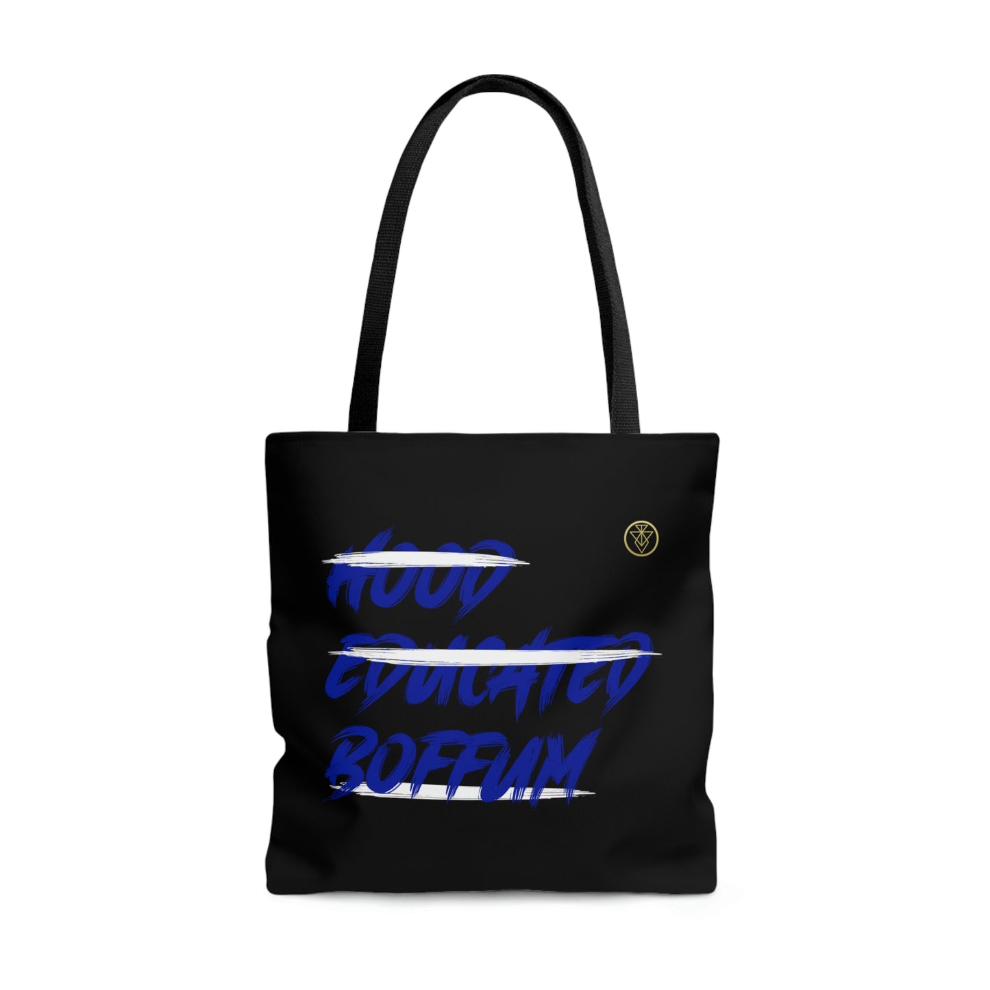 Boffum Tote Bag Blue & White -Black