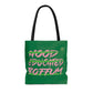 Boffum Tote Bag Pink & Green -Green