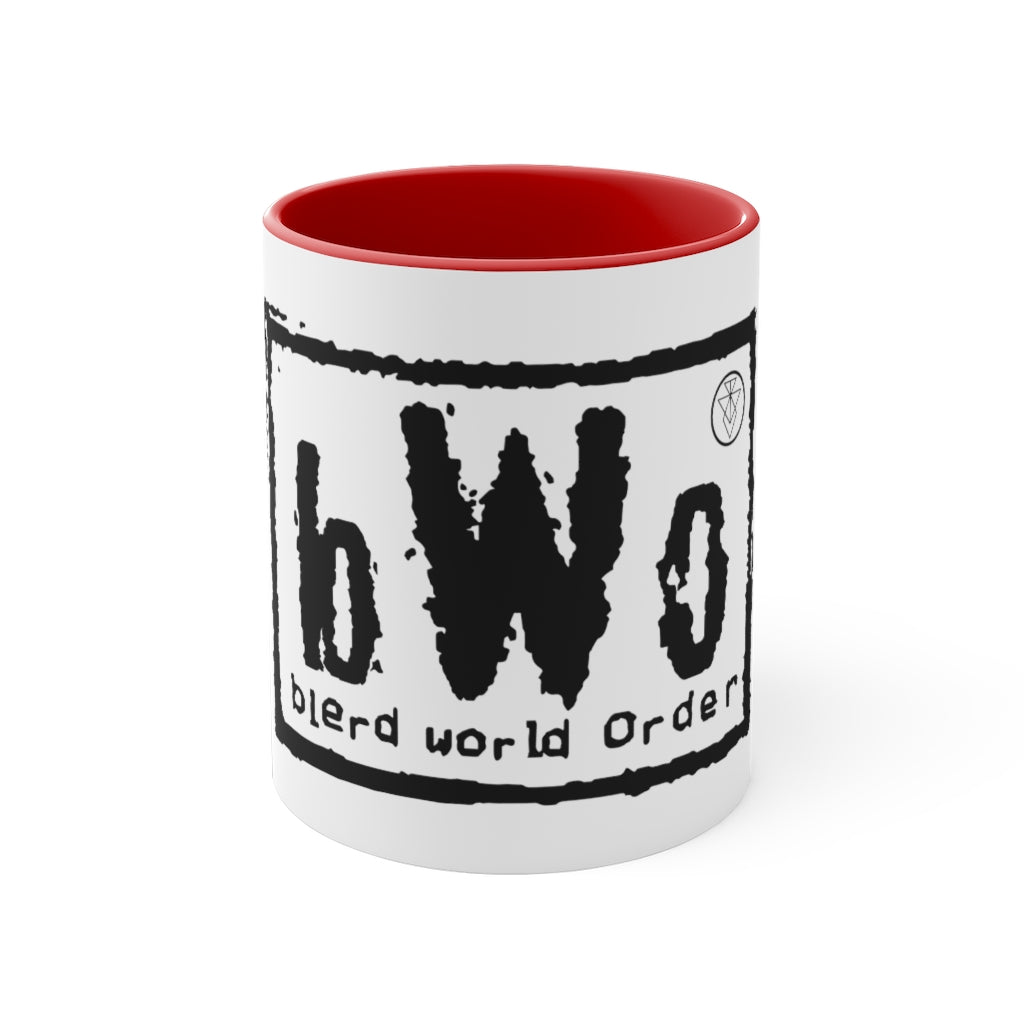 Blerd World Order Coffee Mug, 11oz - Black