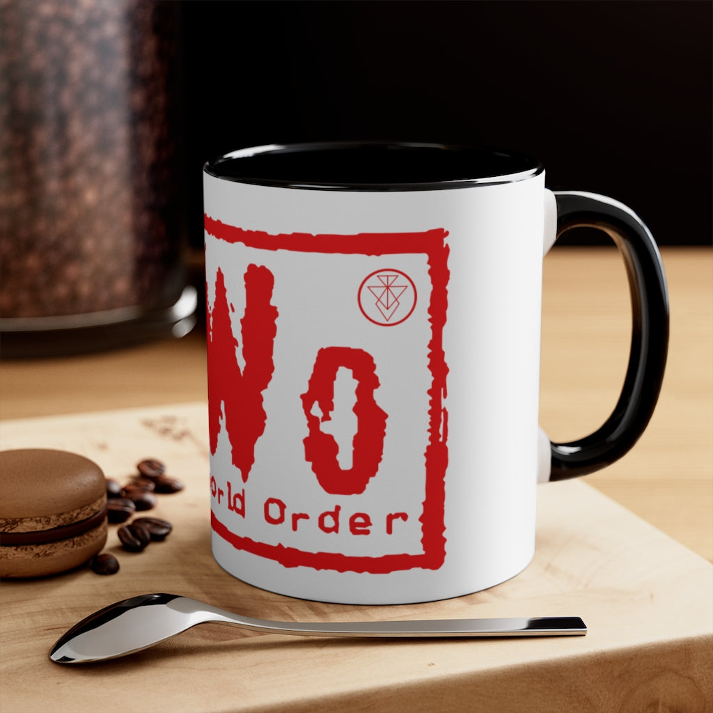 Blerd World Order Coffee Mug, 11oz - Red