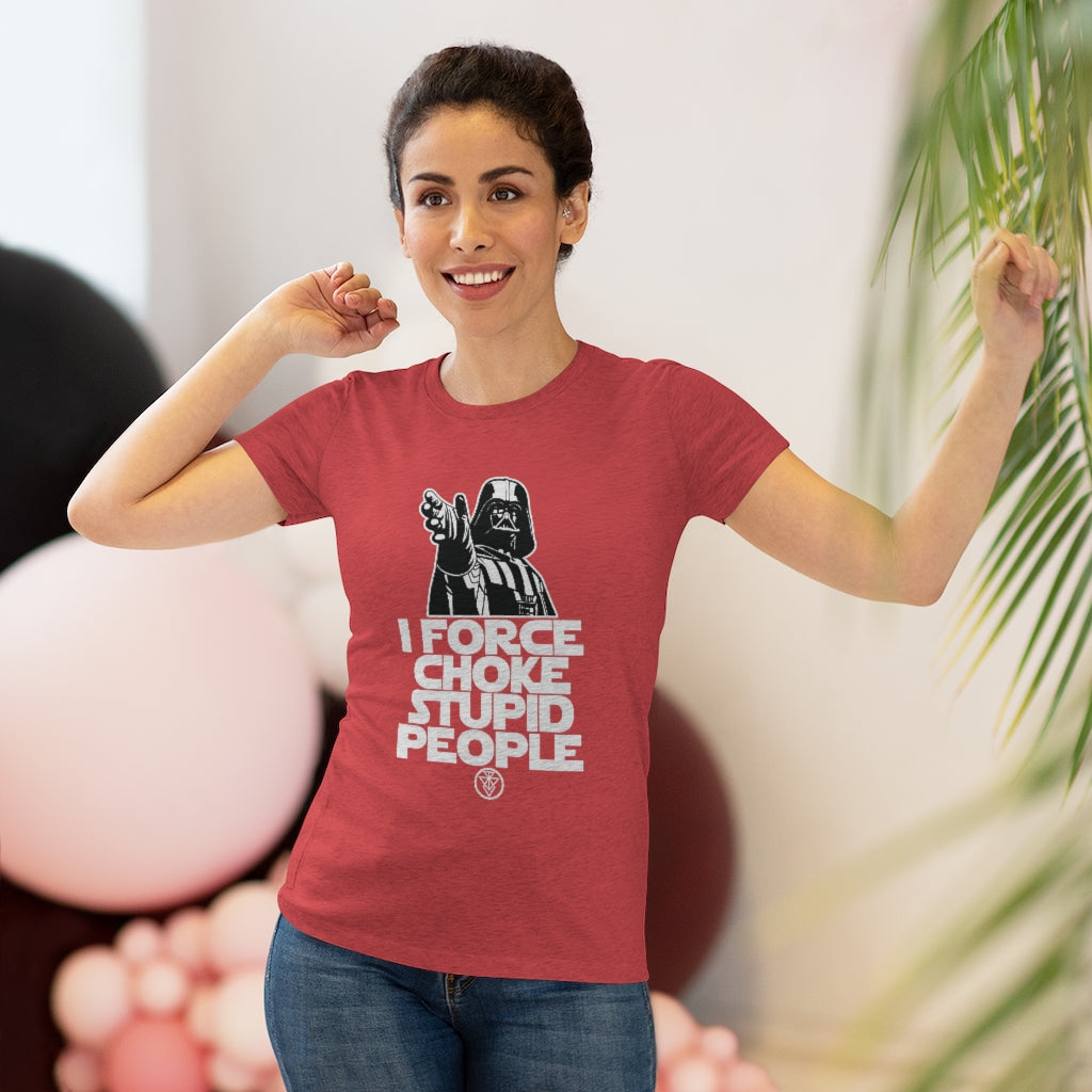 Darth Women's Tee - White Logo