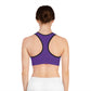 The Blerd Syndicate Sports Bra - Purple