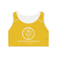 The Blerd Syndicate Sports Bra - Yellow