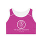 The Blerd Syndicate Sports Bra - Pink